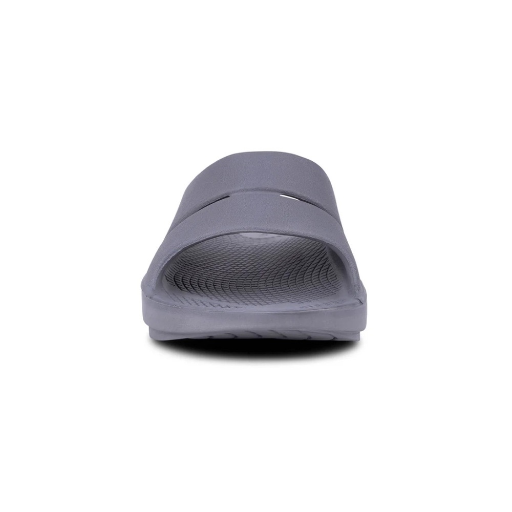 OOFOS OOAHH SLIDE UNISEX in Slate Men’s 8/Women’s 10 - Picture 7 of 11